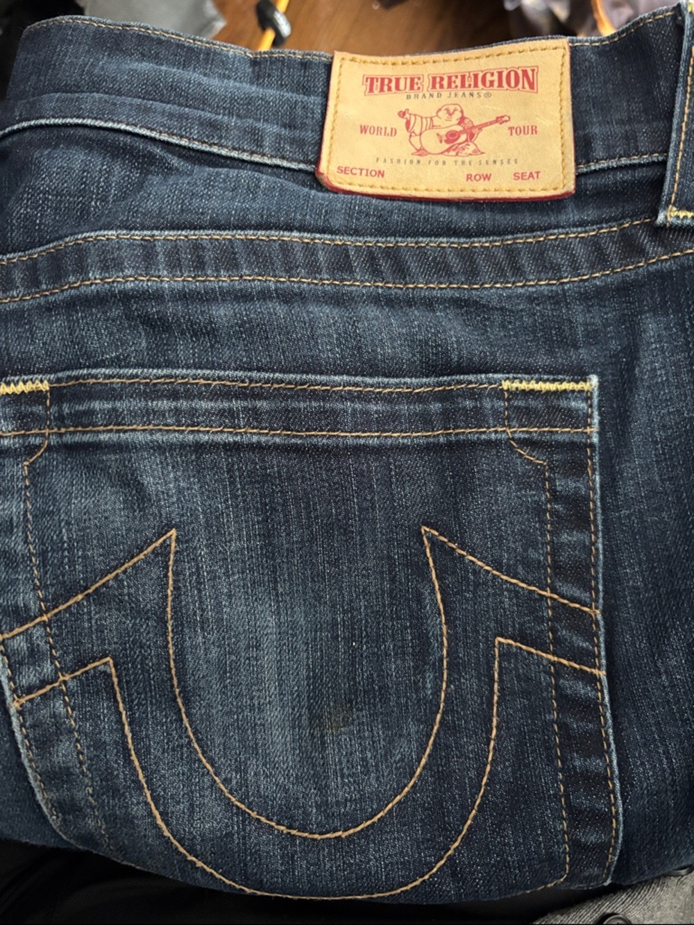 True Religion Women’s Dark Blue Boot Cut Jeans